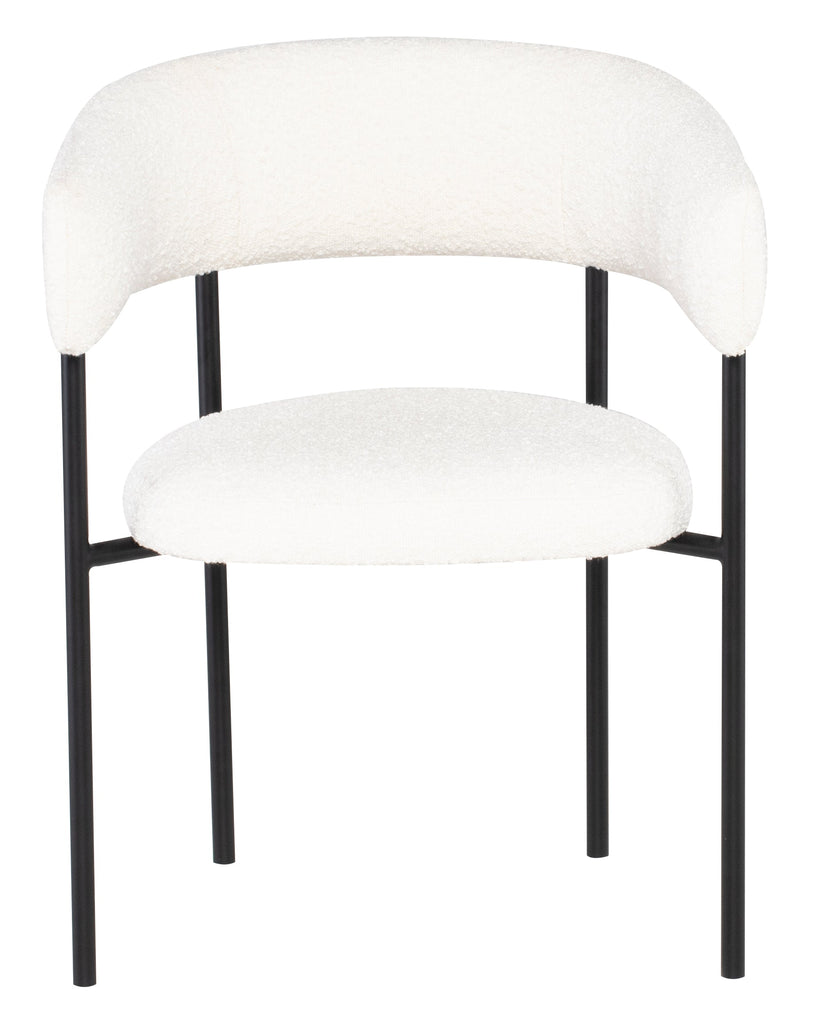 Cassia Dining Chair - Buttermilk Boucle