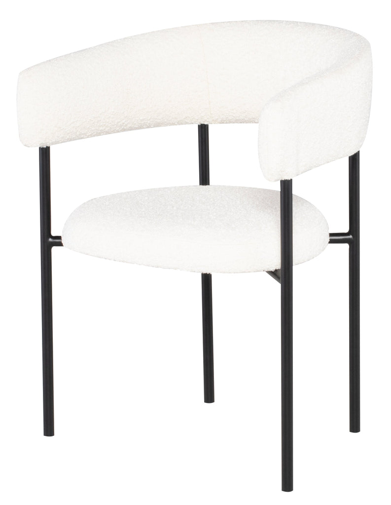 Cassia Dining Chair - Buttermilk Boucle