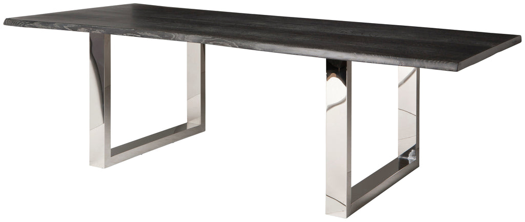 Lyon Dining Table - Oxidized Grey, 78in