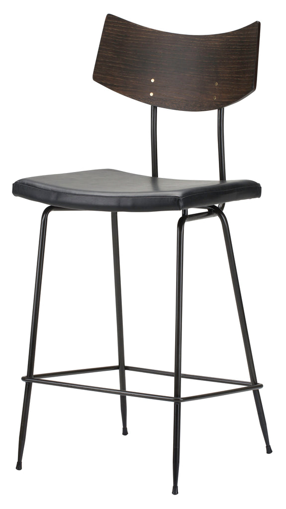 Soli Counter Stool - Black