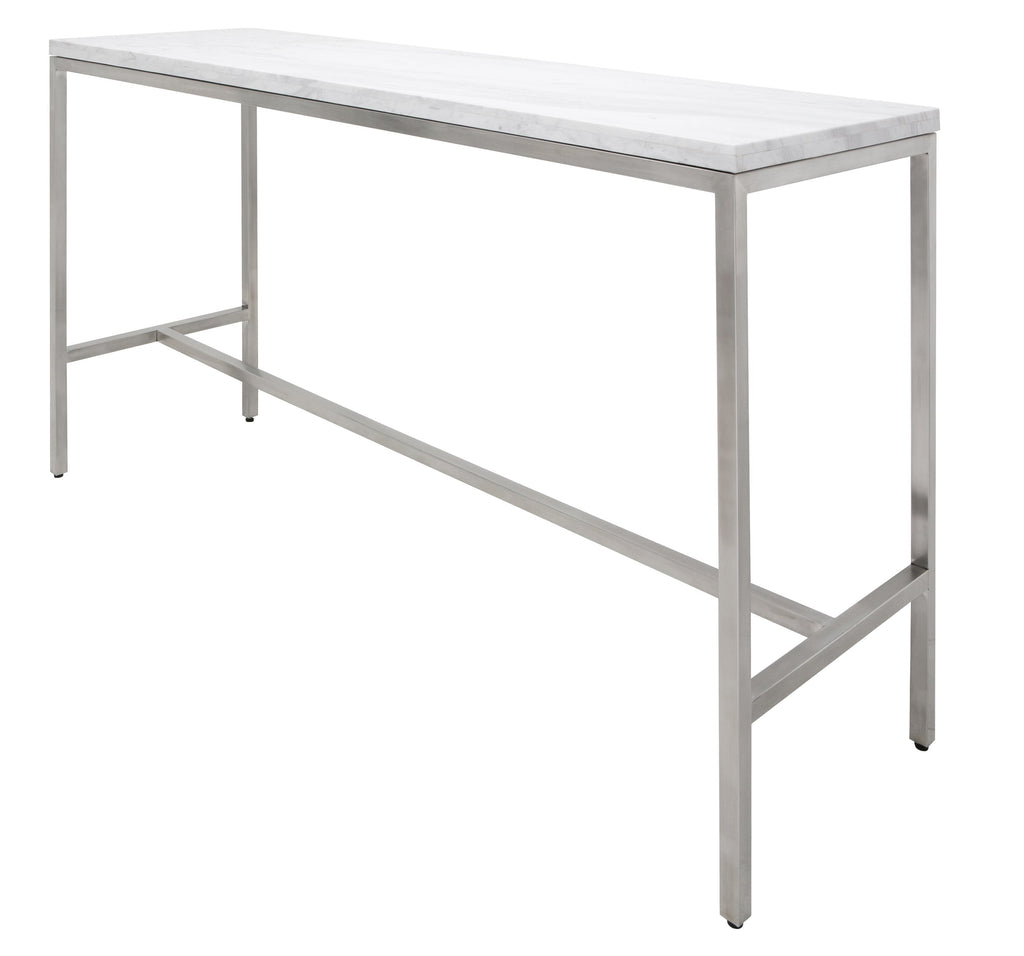 Verona Bar Table - White, 72in