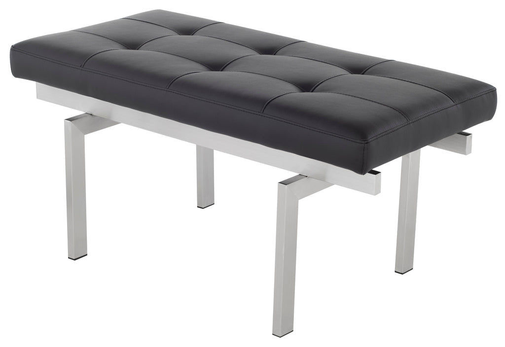 Louve Occasional Bench - Black, 36in