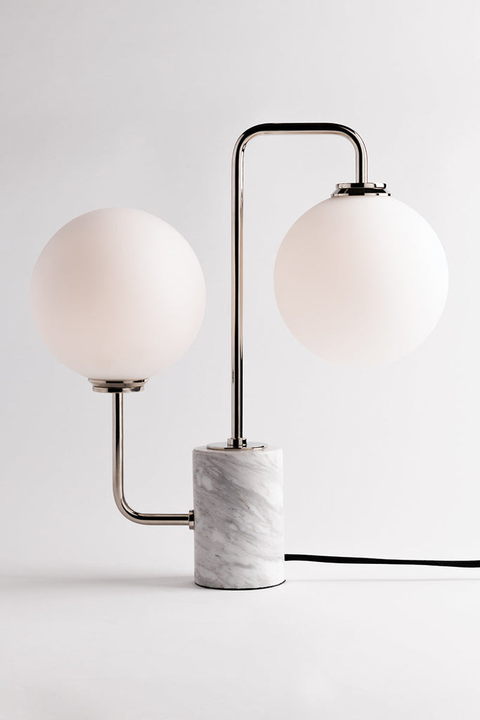 Mia Table Lamp - Polished Nickel