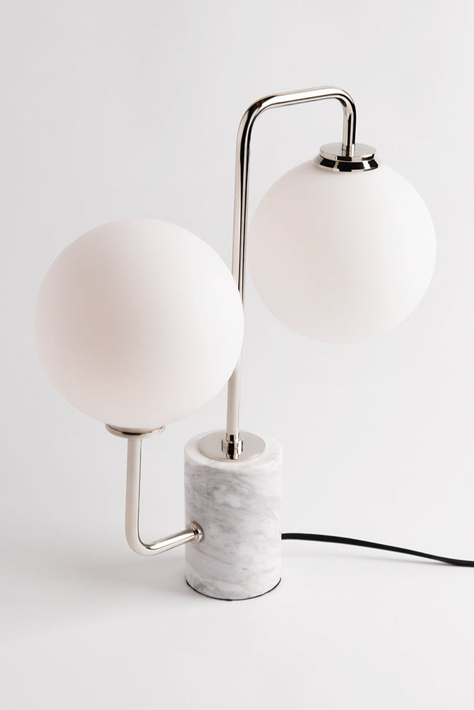 Mia Table Lamp - Polished Nickel