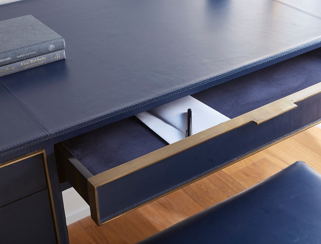 Hunter Desk - Navy Blue