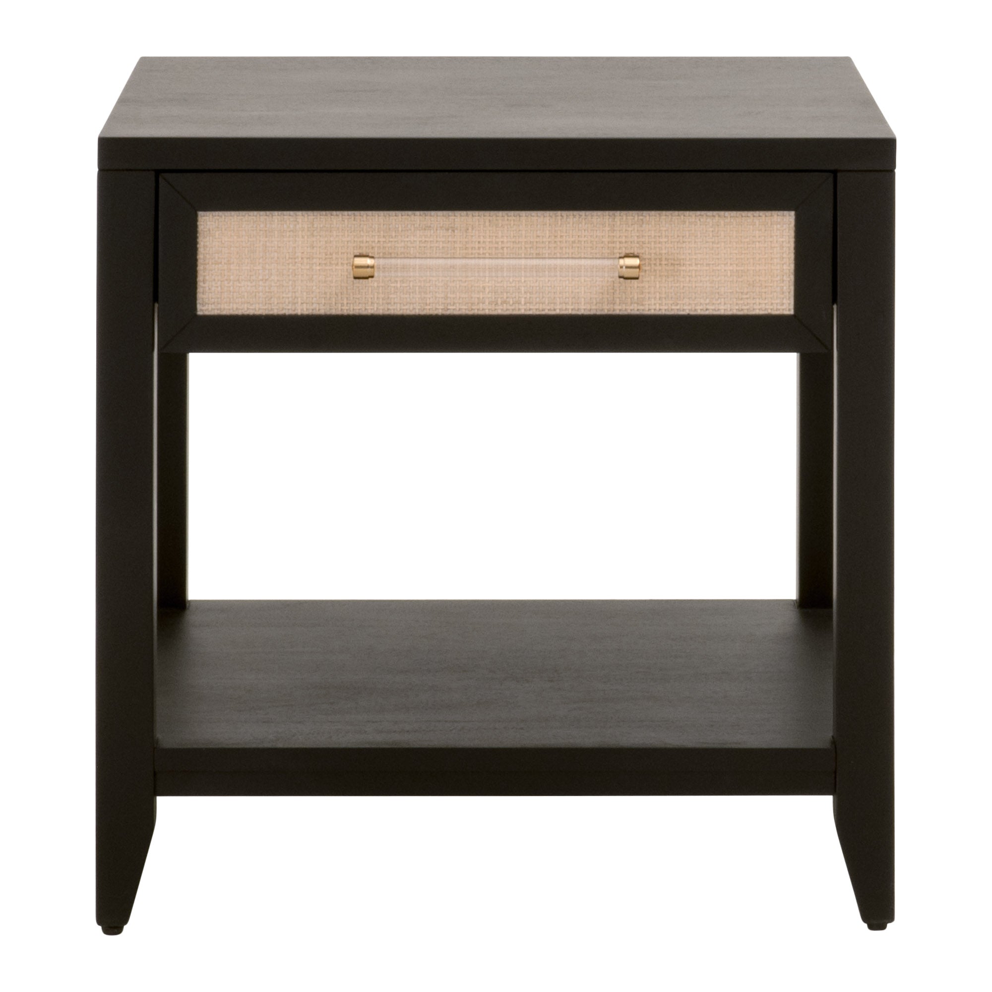 Holland 1-Drawer Side Table, Black