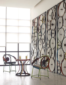 Bicycle Wheel Wall Art, Assorted