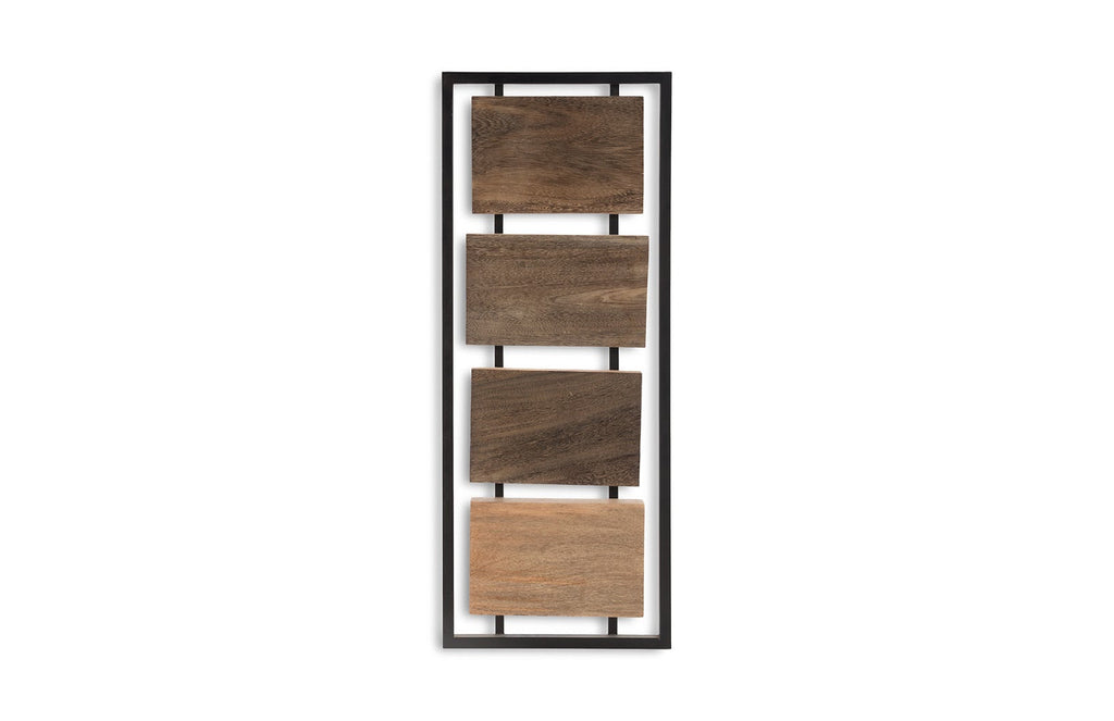 Mixed Wood Wall Panel, 16"