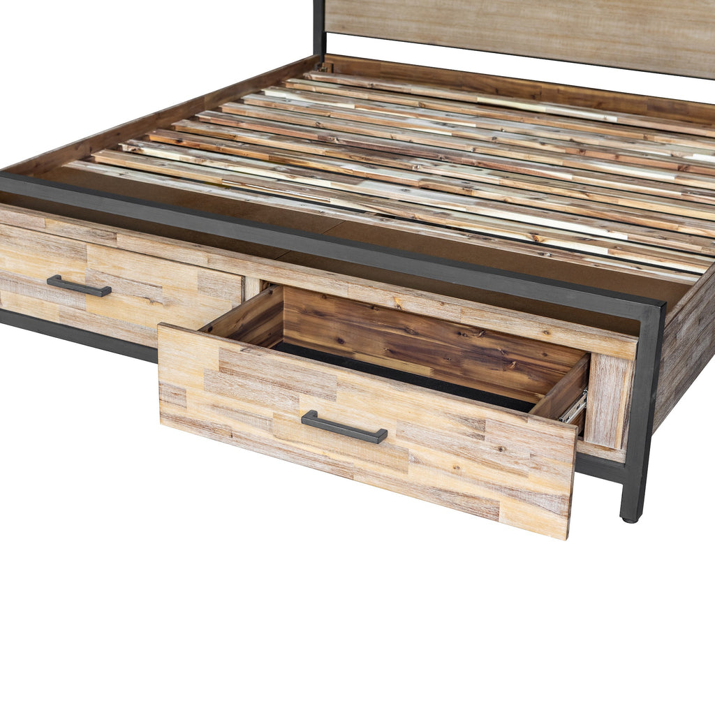 Irondale Queen Storage Bed with 2 Drawers