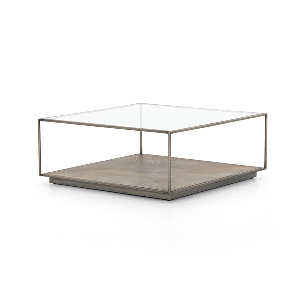 Abel Sunburst Square Coffee Table-Sunburst by Four Hands