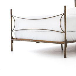 Westwood Queen Bed-Antique Brass