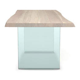 Brooks Dining Table, Glass Base