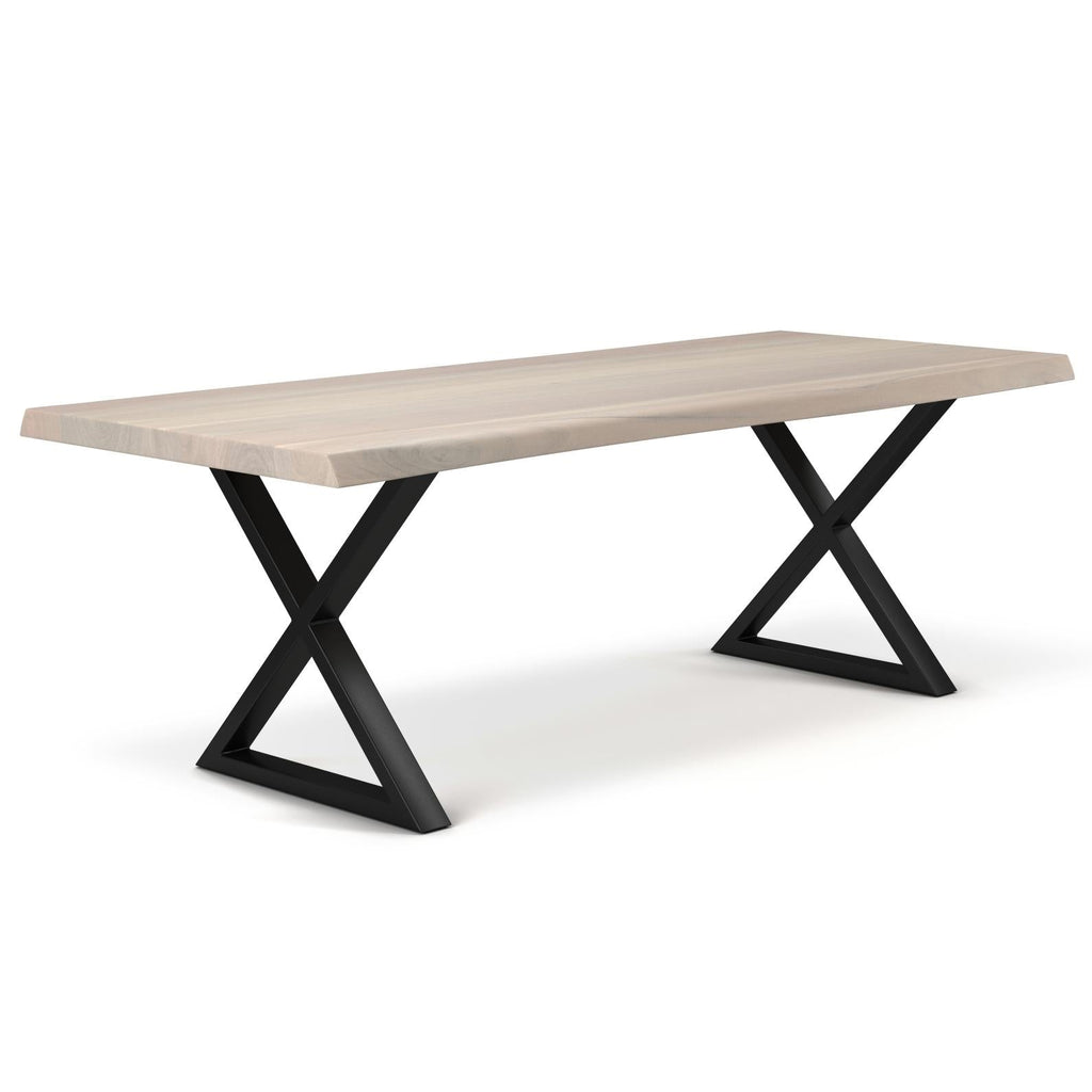 Brooks Dining Table, X Base