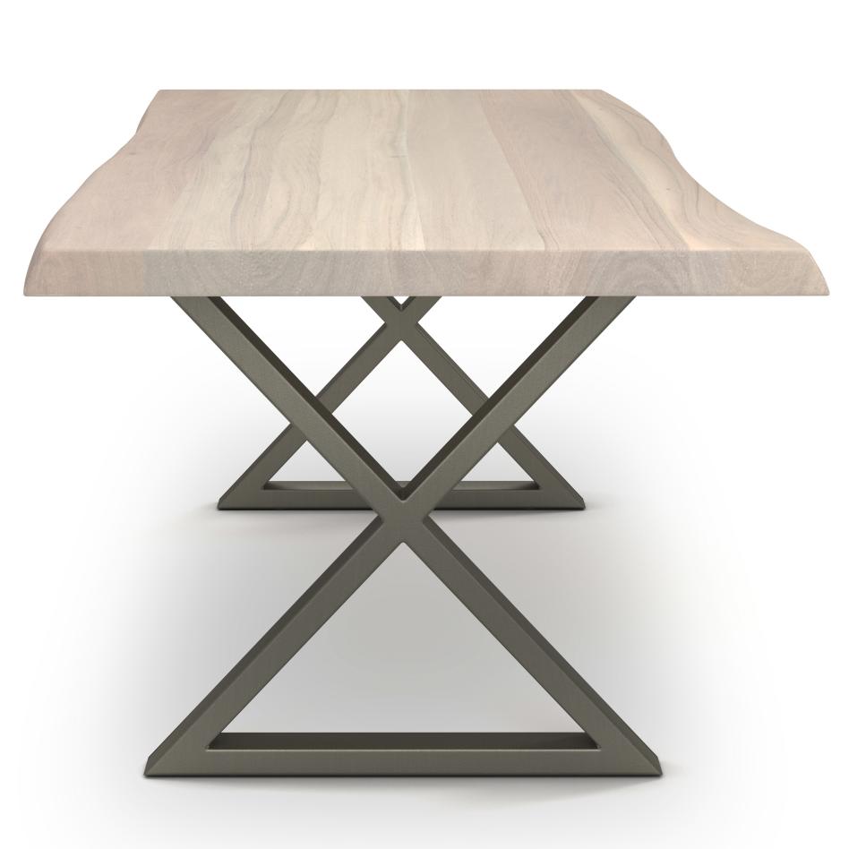 Brooks Dining Table, X Base