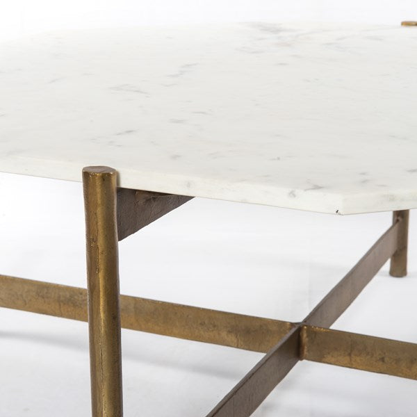 Adair Coffee Table-Raw Brass- by Four Hands