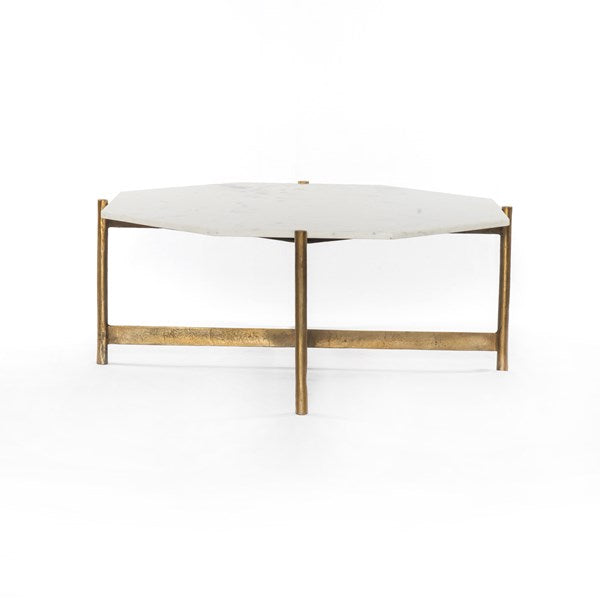 Adair Coffee Table-Raw Brass- by Four Hands