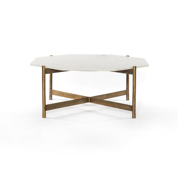 Adair Coffee Table-Raw Brass- by Four Hands