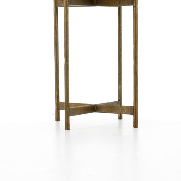 Adair Side Table-Raw Brass by Four Hands