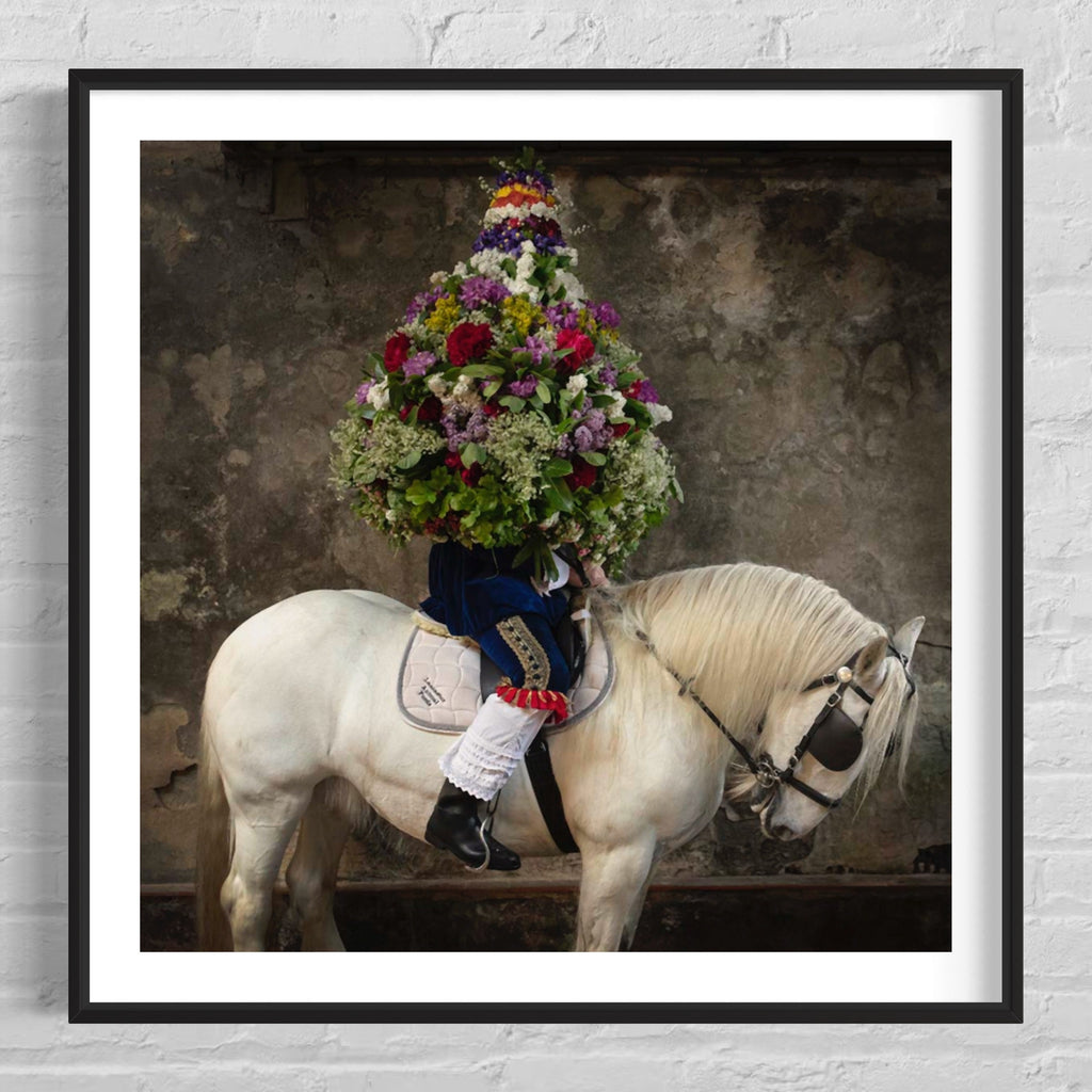 Garland Day Celebration In Castleton, Derbyshire By Dan Kitwood Print