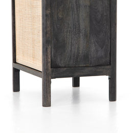 Sydney Right Nightstand-Black Wash