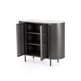 Libby Small Cabinet-Gunmetal