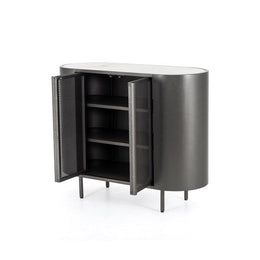 Libby Small Cabinet-Gunmetal by Four Hands