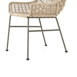 Bandera Outdoor Woven Dining Chair - Vintage White by Four Hands