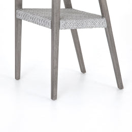 Elva Outdoor Dining Chair-Weathered Grey by Four Hands