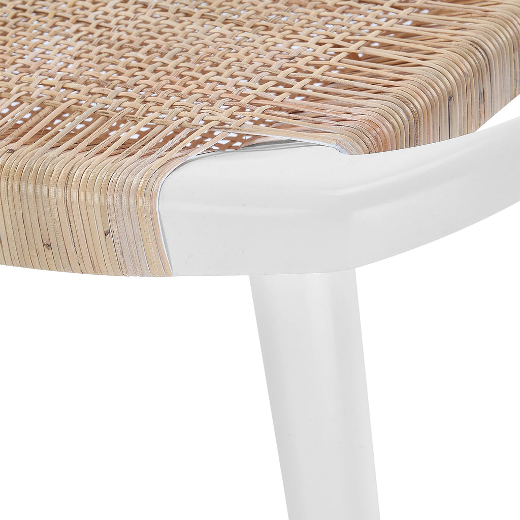 Jerome Stool - Eggshell White