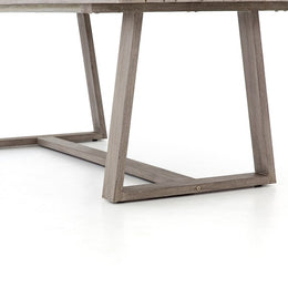 Atherton Outdoor Dining Table-Grey