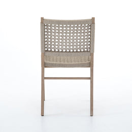 Delmar Outdoor Dining Chair - Ivory Rope / Washed Brown by Four Hands