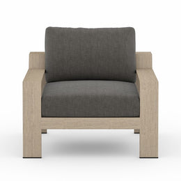 Monterey Outdoor Chair in Washed Brown & Charcoal