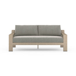 Monterey Outdoor Sofa 74", Washed Brown & Ash