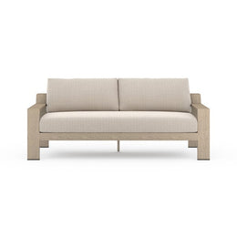 Monterey Outdoor Sofa 74", Washed Brown & Sand