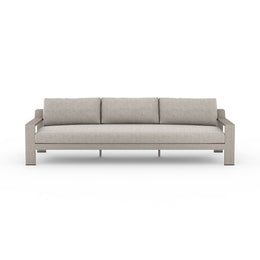 Monterey Outdoor Sofa-106" - Weathered Grey / Stone Grey