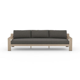 Monterey Outdoor Sofa 106", Washed Brown & Charcoal by Four Hands