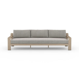 Monterey Outdoor Sofa 106", Washed Brown & Ash