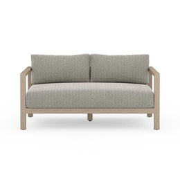 Sonoma Outdoor Sofa 60", Washed Brown & Ash by Four Hands