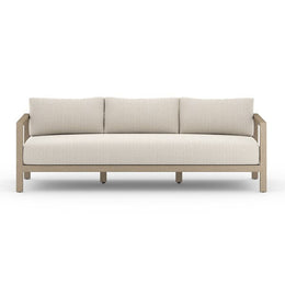 Sonoma Outdoor Sofa 88", Washed Brown & Sand by Four Hands