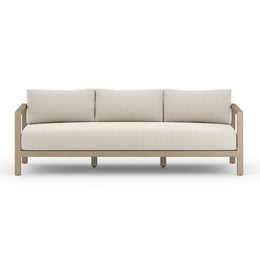 Sonoma Outdoor Sofa 88", Washed Brown & Sand
