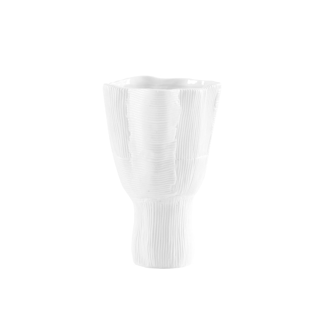 Krissa Large Vase - Blanc de Chine