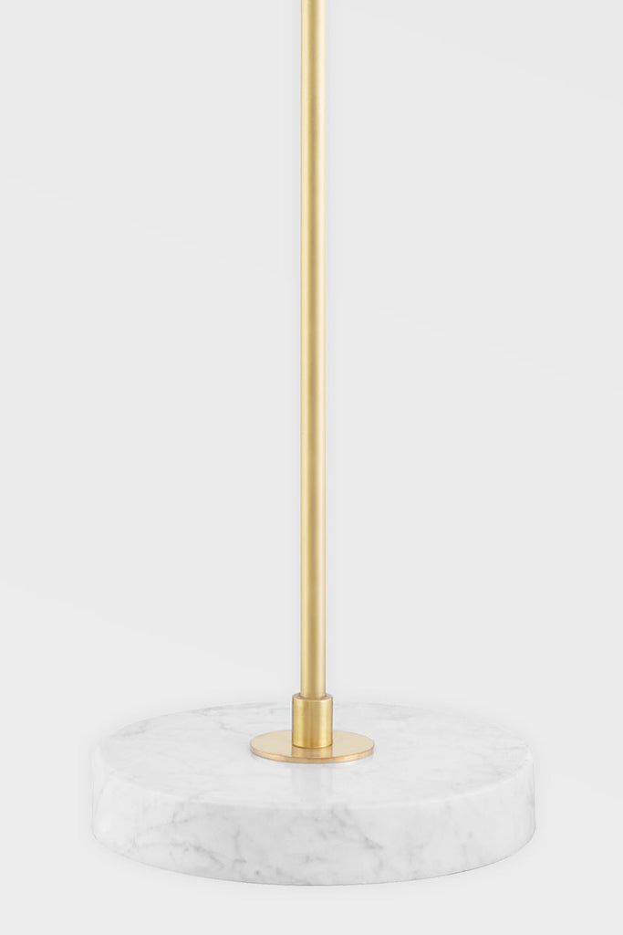 Lockport Floor Lamp - Aged Brass