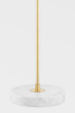 Lockport Floor Lamp - Aged Brass