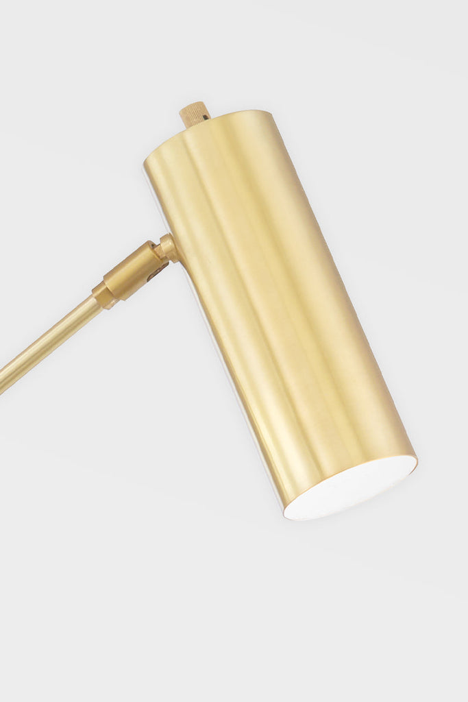 Lockport Floor Lamp - Aged Brass