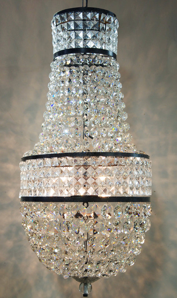 Anna Chandelier, Black Steel