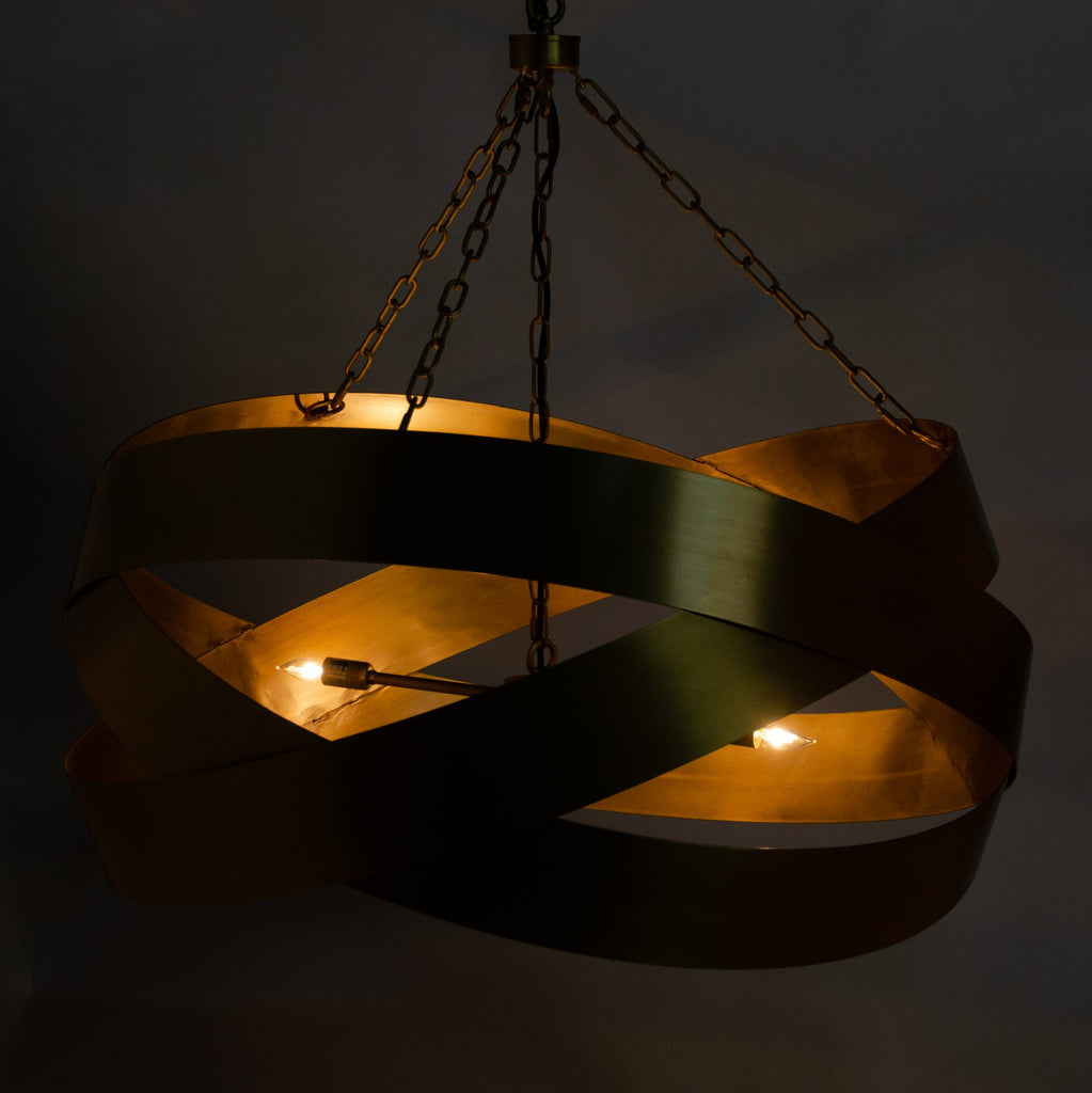 Orion Pendant, Metal with Brass Finish