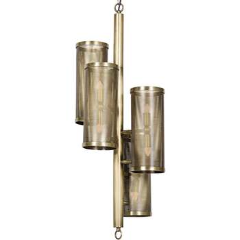 Pisa Pendant, Metal with Brass Finish