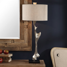 Ophion Modern Silver Table Lamp