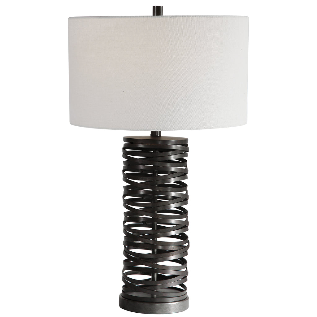 Alita Rust Black Table Lamp