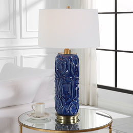 Zade Blue Table Lamp